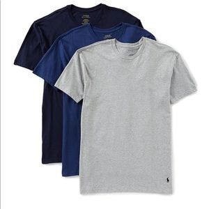 Polo Ralph Lauren Classic Fit Assorted Crewneck Tees 3-Pack size small